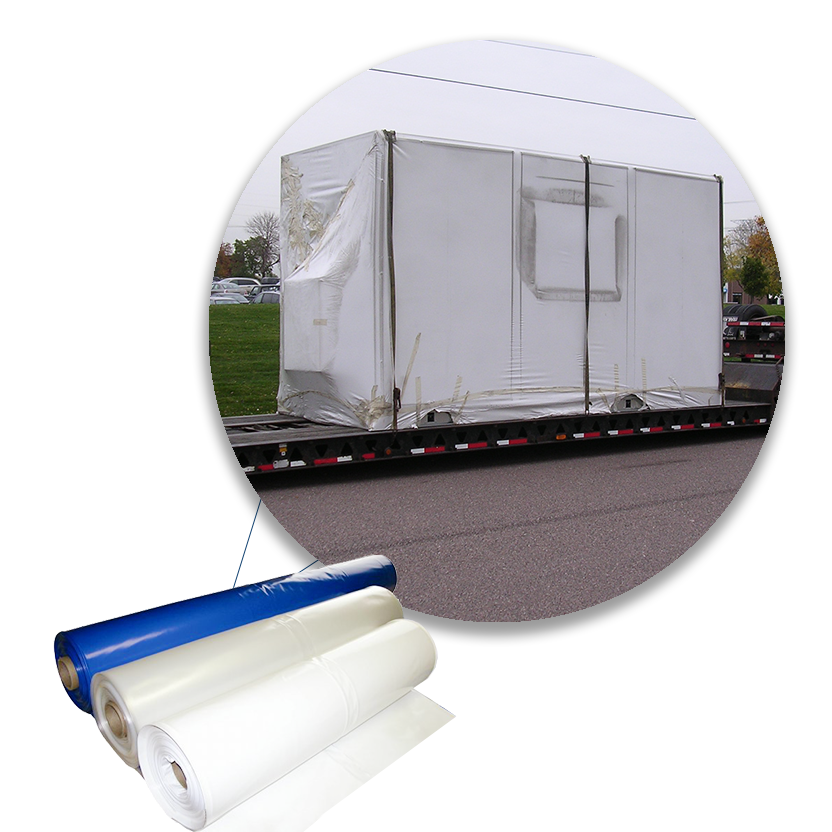 Heavy Duty Heat Shrink Wrap Film (8 mil) For Construction Projects