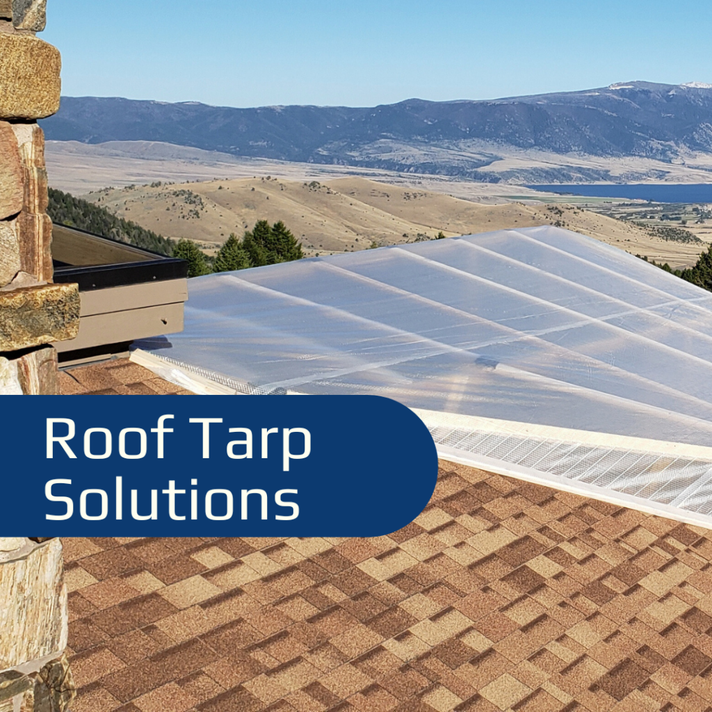 Americover's temporary roof tarp solutions