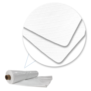 white dura skrim reinforced plastic sheeting