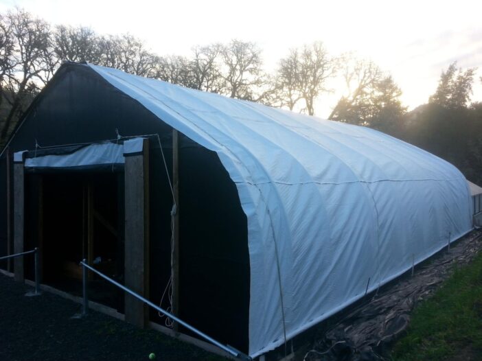 Plastic Sheeting for Light Deprivation Greenhouse