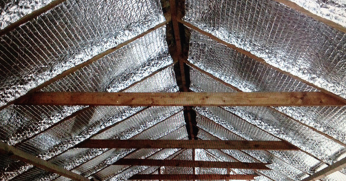 Radiant Barrier Insulation That Reflects Heat Americover